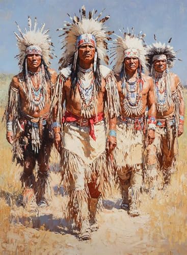 Diamond Painting Indianer Diamond Painting Erwachsene, Crystal Art indisch Muster Design 5D DIY Runder Vollbohrer Diamanten Malerei Stickerei Kreuzstich Basteln für Deko Wohnzimmer 50x70 cm -hjw2508E1 Diamond Painting Indianer Diamond Painting Erwachsene, Crystal Art indisch Muster Design 5D DIY Runder Vollbohrer Diamanten Malerei Stickerei Kreuzstich Basteln für Deko Wohnzimmer 50x70 cm -hjw2508E1 von HENJGWEG