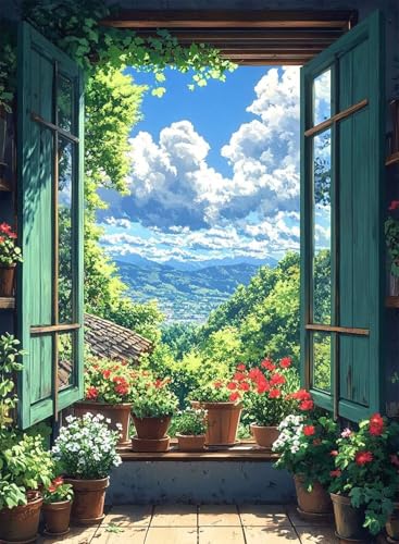 Diamond Painting Landschaft Diamond Painting Erwachsene, Crystal Art Pflanzen Muster Design 5D DIY Vollbohrer Diamanten Malerei Stickerei Kreuzstich Basteln für Deko Wohnzimmer 30x40cm -hjw2508N6 Diamond Painting Landschaft Diamond Painting Erwachsene, Crystal Art Pflanzen Muster Design 5D DIY Vollbohrer Diamanten Malerei Stickerei Kreuzstich Basteln für Deko Wohnzimmer 30x40cm -hjw2508N6 von HENJGWEG