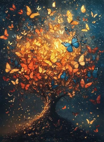 Diamond Painting Schmetterling Diamond Painting Erwachsene, Crystal Art Baum Muster Design 5D DIY Vollbohrer Diamanten Malerei Stickerei Kreuzstich Basteln für Deko Wohnzimmer 120x90cm -hjw2508S9 Diamond Painting Schmetterling Diamond Painting Erwachsene, Crystal Art Baum Muster Design 5D DIY Vollbohrer Diamanten Malerei Stickerei Kreuzstich Basteln für Deko Wohnzimmer 120x90cm -hjw2508S9 von HENJGWEG