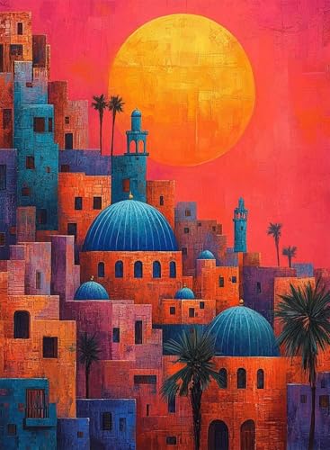 Diamond Painting Sonnenuntergang Diamond Painting Erwachsene, Crystal Art Häuser Muster Design 5D DIY Vollbohrer Diamanten Malerei Stickerei Kreuzstich Basteln für Deko Wohnzimmer 90x120cm -hjw2508IL Diamond Painting Sonnenuntergang Diamond Painting Erwachsene, Crystal Art Häuser Muster Design 5D DIY Vollbohrer Diamanten Malerei Stickerei Kreuzstich Basteln für Deko Wohnzimmer 90x120cm -hjw2508IL von HENJGWEG