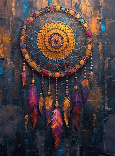Diamond Painting Verträumtfänger Diamond Painting Erwachsene, Crystal Art Verträumt Muster Design Vollbohrer Diamanten Malerei Stickerei Kreuzstich Basteln für Deko Wohnzimmer 100x135cm -hjw25087P Diamond Painting Verträumtfänger Diamond Painting Erwachsene, Crystal Art Verträumt Muster Design Vollbohrer Diamanten Malerei Stickerei Kreuzstich Basteln für Deko Wohnzimmer 100x135cm -hjw25087P von HENJGWEG