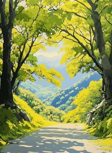 Diamond Painting Wald Diamond Painting Erwachsene, Crystal Art Landschaft Muster Design 5D DIY Runder Vollbohrer Diamanten Malerei Stickerei Kreuzstich Basteln für Deko Wohnzimmer 70x50cm -hjw2508NA Diamond Painting Wald Diamond Painting Erwachsene, Crystal Art Landschaft Muster Design 5D DIY Runder Vollbohrer Diamanten Malerei Stickerei Kreuzstich Basteln für Deko Wohnzimmer 70x50cm -hjw2508NA von HENJGWEG