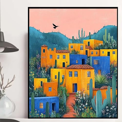 Häuser Diamond Painting 30x40 cm, Landschaft Diamond Painting Erwachsene Anfänger 5D DIY Runder Vollbohrer Diamanten Malerei Mosaik Bastelset Erwachsene für Zimmer Deko, Geschenke -hjw2508IDVIC Häuser Diamond Painting 30x40 cm, Landschaft Diamond Painting Erwachsene Anfänger 5D DIY Runder Vollbohrer Diamanten Malerei Mosaik Bastelset Erwachsene für Zimmer Deko, Geschenke -hjw2508IDVIC von HENJGWEG