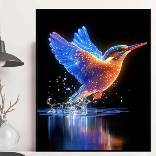 Kolibri Diamond Painting 30x40 cm, Tier Diamond Painting Erwachsene Anfänger 5D DIY Runder Vollbohrer Diamanten Malerei Mosaik Bastelset Erwachsene für Zimmer Deko, Geschenke für Frauen -hjw2508N5 Kolibri Diamond Painting 30x40 cm, Tier Diamond Painting Erwachsene Anfänger 5D DIY Runder Vollbohrer Diamanten Malerei Mosaik Bastelset Erwachsene für Zimmer Deko, Geschenke für Frauen -hjw2508N5 von HENJGWEG