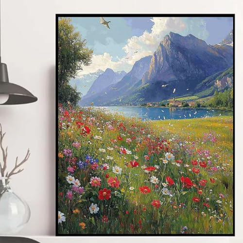 Landschaft Diamond Painting 100x135 cm, Blumen Diamond Painting Erwachsene Anfänger 5D DIY Runder Vollbohrer Diamanten Malerei Mosaik Bastelset Erwachsene für Zimmer Deko, Geschenke -hjw25085X4V2 Landschaft Diamond Painting 100x135 cm, Blumen Diamond Painting Erwachsene Anfänger 5D DIY Runder Vollbohrer Diamanten Malerei Mosaik Bastelset Erwachsene für Zimmer Deko, Geschenke -hjw25085X4V2 von HENJGWEG