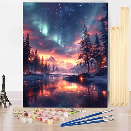 Malen Nach Zahlen Aurora Malen Nach Zahlen Erwachsene mit Rahmen, Paint by Numbers Schneeberg Paint by Numbers Adult Inklusive 3 Pinsel und Acrylfarbe für Zimmer Deko Wohnzimmer 100 x 135 cm -j2503K7 Malen Nach Zahlen Aurora Malen Nach Zahlen Erwachsene mit Rahmen, Paint by Numbers Schneeberg Paint by Numbers Adult Inklusive 3 Pinsel und Acrylfarbe für Zimmer Deko Wohnzimmer 100 x 135 cm -j2503K7 von HENJGWEG
