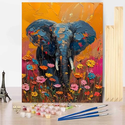 Malen Nach Zahlen Erwachsene Chrysantheme Malen Nach Zahlen mit Rahmen, Paint by Numbers Elefant Painting by Numbers Bastelset Erwachsene mit 3 Pinseln und Acrylfarbe für Zimmer Deko 40 X 60 CM -j374 Malen Nach Zahlen Erwachsene Chrysantheme Malen Nach Zahlen mit Rahmen, Paint by Numbers Elefant Painting by Numbers Bastelset Erwachsene mit 3 Pinseln und Acrylfarbe für Zimmer Deko 40 X 60 CM -j374 von HENJGWEG