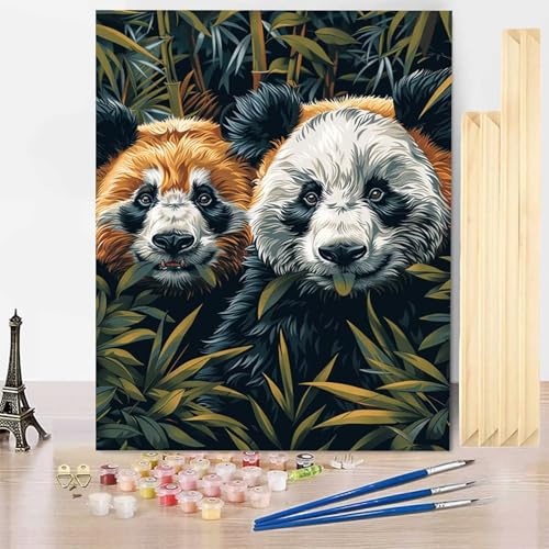 Malen Nach Zahlen Erwachsene Tier Malen Nach Zahlen mit Rahmen, Paint by Numbers Panda Painting by Numbers Bastelset Erwachsene mit 3 Pinseln und Acrylfarbe für Deko Wohnzimmer 100 X 135 CM -j2503XC Malen Nach Zahlen Erwachsene Tier Malen Nach Zahlen mit Rahmen, Paint by Numbers Panda Painting by Numbers Bastelset Erwachsene mit 3 Pinseln und Acrylfarbe für Deko Wohnzimmer 100 X 135 CM -j2503XC von HENJGWEG