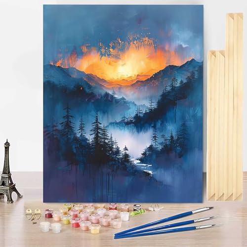 Malen Nach Zahlen Landschaft Malen Nach Zahlen Erwachsene mit Rahmen, Paint by Numbers Gebirge Paint by Numbers Adult Inklusive 3 Pinsel und Acrylfarbe für Zimmer Deko Wohnzimmer 40 X 50 CM -j250323 Malen Nach Zahlen Landschaft Malen Nach Zahlen Erwachsene mit Rahmen, Paint by Numbers Gebirge Paint by Numbers Adult Inklusive 3 Pinsel und Acrylfarbe für Zimmer Deko Wohnzimmer 40 X 50 CM -j250323 von HENJGWEG