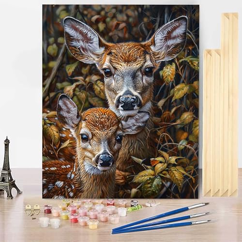 Malen Nach Zahlen Reh Malen Nach Zahlen Erwachsene mit Rahmen, Paint by Numbers Tier Paint by Numbers Adult Inklusive 3 Pinsel und Acrylfarbe für Zimmer Deko Wohnzimmer, Geschenke 50 X 65 CM -j25032X Malen Nach Zahlen Reh Malen Nach Zahlen Erwachsene mit Rahmen, Paint by Numbers Tier Paint by Numbers Adult Inklusive 3 Pinsel und Acrylfarbe für Zimmer Deko Wohnzimmer, Geschenke 50 X 65 CM -j25032X von HENJGWEG