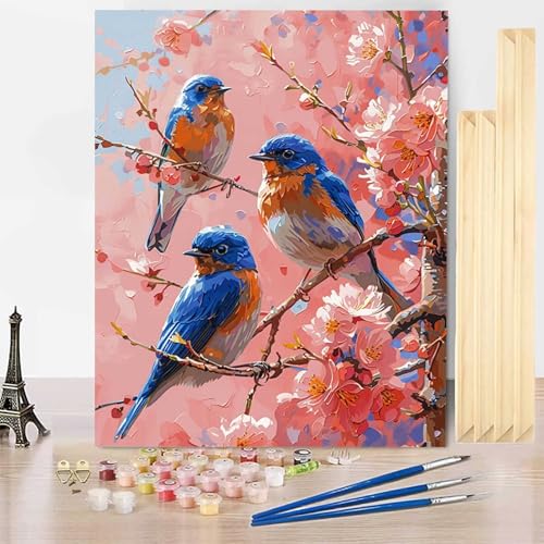 Malen Nach Zahlen Vogel Malen Nach Zahlen Erwachsene mit Rahmen, Paint by Numbers Kirschblüten Paint by Numbers Adult Inklusive 3 Pinsel und Acrylfarbe für Deko Wohnzimmer 100 x 135 cm -j2503MS Malen Nach Zahlen Vogel Malen Nach Zahlen Erwachsene mit Rahmen, Paint by Numbers Kirschblüten Paint by Numbers Adult Inklusive 3 Pinsel und Acrylfarbe für Deko Wohnzimmer 100 x 135 cm -j2503MS von HENJGWEG