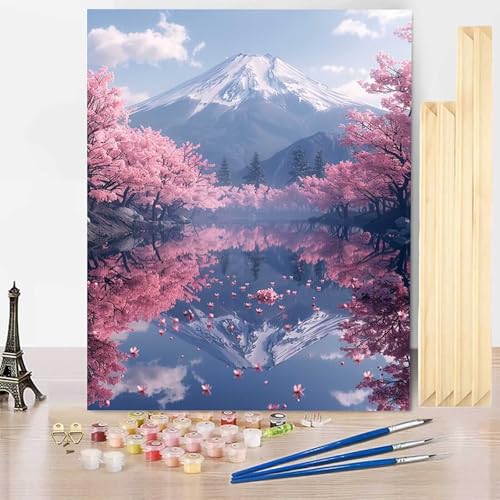 Malen Nach Zahlen Vulkan Fuji Malen Nach Zahlen Erwachsene mit Rahmen, Paint by Numbers Kirschblüten Paint by Numbers Adult Inklusive 3 Pinsel und Acrylfarbe für Deko Wohnzimmer 30 x 40 cm -j2503O2 Malen Nach Zahlen Vulkan Fuji Malen Nach Zahlen Erwachsene mit Rahmen, Paint by Numbers Kirschblüten Paint by Numbers Adult Inklusive 3 Pinsel und Acrylfarbe für Deko Wohnzimmer 30 x 40 cm -j2503O2 von HENJGWEG