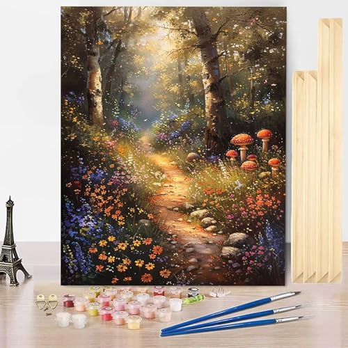 Malen Nach Zahlen Wald Malen Nach Zahlen Erwachsene mit Rahmen, Paint by Numbers Landschaft Paint by Numbers Adult Inklusive 3 Pinsel und Acrylfarbe für Deko Wohnzimmer, Geschenke 50 X 65 CM -j25031V Malen Nach Zahlen Wald Malen Nach Zahlen Erwachsene mit Rahmen, Paint by Numbers Landschaft Paint by Numbers Adult Inklusive 3 Pinsel und Acrylfarbe für Deko Wohnzimmer, Geschenke 50 X 65 CM -j25031V von HENJGWEG