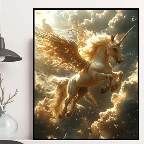Pegasus Diamond Painting 80x60cm, Himmel Diamond Painting Erwachsene Anfänger 5D DIY Runder Vollbohrer Diamanten Malerei Mosaik Bastelset Erwachsene für Zimmer Deko, Geschenke für Frauen -hjw25087C Pegasus Diamond Painting 80x60cm, Himmel Diamond Painting Erwachsene Anfänger 5D DIY Runder Vollbohrer Diamanten Malerei Mosaik Bastelset Erwachsene für Zimmer Deko, Geschenke für Frauen -hjw25087C von HENJGWEG