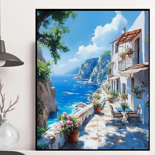 Stadt Diamond Painting 40x30cm, Landschaft Diamond Painting Erwachsene Anfänger 5D DIY Runder Vollbohrer Diamanten Malerei Mosaik Bastelset Erwachsene für Zimmer Deko, Geschenke für Frauen -hjw2508Y6 Stadt Diamond Painting 40x30cm, Landschaft Diamond Painting Erwachsene Anfänger 5D DIY Runder Vollbohrer Diamanten Malerei Mosaik Bastelset Erwachsene für Zimmer Deko, Geschenke für Frauen -hjw2508Y6 von HENJGWEG