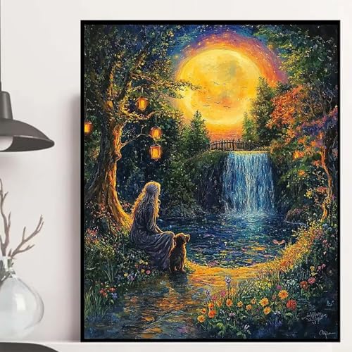 Stürze Diamond Painting 50x70cm, Wald Diamond Painting Erwachsene Anfänger 5D DIY Runder Vollbohrer Diamanten Malerei Mosaik Bastelset Erwachsene für Zimmer Deko, Geschenke für Frauen -hjw2508XQ Stürze Diamond Painting 50x70cm, Wald Diamond Painting Erwachsene Anfänger 5D DIY Runder Vollbohrer Diamanten Malerei Mosaik Bastelset Erwachsene für Zimmer Deko, Geschenke für Frauen -hjw2508XQ von HENJGWEG