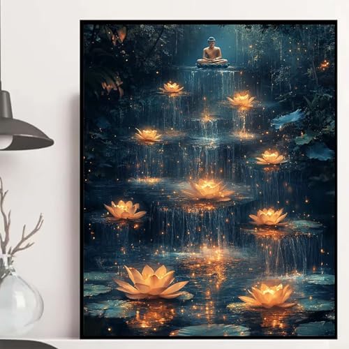 Zen Diamond Painting 30x40 cm, Blumen Diamond Painting Erwachsene Anfänger 5D DIY Runder Vollbohrer Diamanten Malerei Mosaik Bastelset Erwachsene für Zimmer Deko, Geschenke für Frauen -hjw2508R9 Zen Diamond Painting 30x40 cm, Blumen Diamond Painting Erwachsene Anfänger 5D DIY Runder Vollbohrer Diamanten Malerei Mosaik Bastelset Erwachsene für Zimmer Deko, Geschenke für Frauen -hjw2508R9 von HENJGWEG
