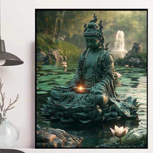 Zen Diamond Painting 50x70cm, Verträumt Diamond Painting Erwachsene Anfänger 5D DIY Runder Vollbohrer Diamanten Malerei Mosaik Bastelset Erwachsene für Zimmer Deko, Geschenke für Frauen -hjw25085L Zen Diamond Painting 50x70cm, Verträumt Diamond Painting Erwachsene Anfänger 5D DIY Runder Vollbohrer Diamanten Malerei Mosaik Bastelset Erwachsene für Zimmer Deko, Geschenke für Frauen -hjw25085L von HENJGWEG