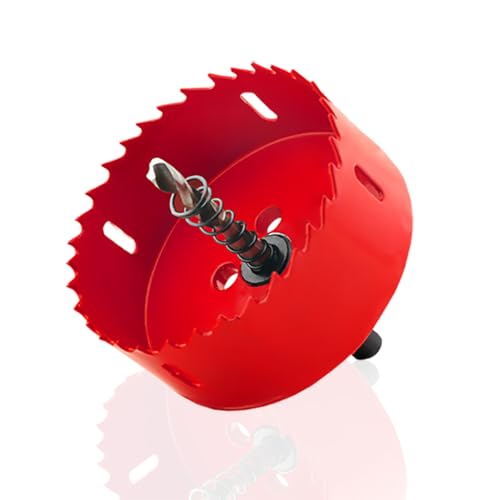 Bi-Metall Lochsäge 70MM Universal Lochbohrer HSS M42 Lochkreissäge mit Dreiecksschaft für Holz PVC Aluminium Rostfreiem Metall Bi-Metall Lochsäge 70MM Universal Lochbohrer HSS M42 Lochkreissäge mit Dreiecksschaft für Holz PVC Aluminium Rostfreiem Metall von HENYQANN