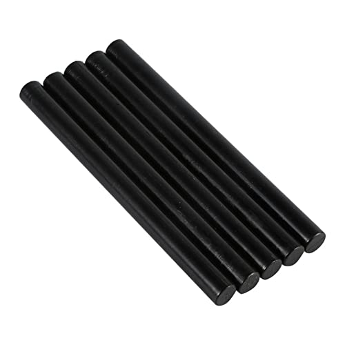 10 Stück Wachs-Sticks, Wachssiegelsticks für Wachssiegel, Siegelstempel, Wachssiegel für Hochzeitseinladungen, Buchstaben, Envelope, Karten und Bastelarbeiten (schwarz) von HERCHR