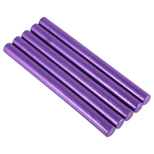 10 Stück Wachs-Sticks, Wachssiegelsticks für Wachssiegel, Siegelstempel, Wachssiegel für Hochzeitseinladungen, Buchstaben, Umschläge, Karten und Bastelarbeiten (violett) von HERCHR