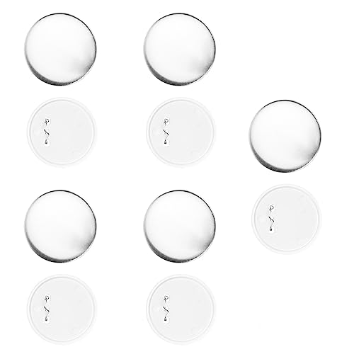 100 -Sets leerer Taste Abzeichen für die Taste -Herstellung, DIY -Runde Abzeichen Drücken Sie Nachfüllhersteller -Versorgung (75 mm) von HERCHR