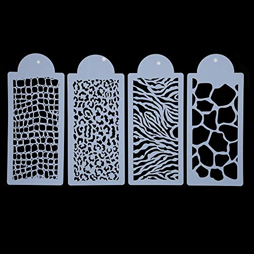 4pcs Cake Stencils Cookie Stencils Templates Reusable Royal Icing Floral Cake Cookie Fondant Painting Baking DIY Decoration 4pcs Cake Stencils Cookie Stencils Templates Reusable Royal Icing Floral Cake Cookie Fondant Painting Baking DIY Decoration von HERCHR
