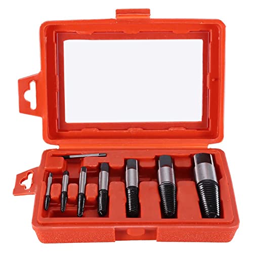 8 pcs Broken Water Pipe Screw Extractor, Damaged Screw Extractor, Damaged Bolt Remover Set Valve Broken Wire Maintenance Tool 8 pcs Broken Water Pipe Screw Extractor, Damaged Screw Extractor, Damaged Bolt Remover Set Valve Broken Wire Maintenance Tool von HERCHR