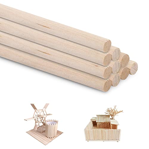 10pcs Holzstäbe Zum Basteln, Holzstäbchen Zum Basteln, Länge 30 Cm Holzstab, Holzstäbchen Rund, Zum Basteln, Holz Stäbe,Tortenstützen Holz Stange, Langes Rundstab Holz Für Holzarbeiten, Dekorationen 10pcs Holzstäbe Zum Basteln, Holzstäbchen Zum Basteln, Länge 30 Cm Holzstab, Holzstäbchen Rund, Zum Basteln, Holz Stäbe,Tortenstützen Holz Stange, Langes Rundstab Holz Für Holzarbeiten, Dekorationen von HERCHR