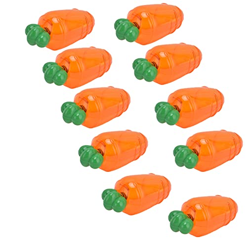 HERCHR 10Pcs Orange Karottenförmige Candy Box Befüllbare Leckereien Container Candy Case Container für Hochzeit Gunsten Party Geschenk(Orange) von HERCHR