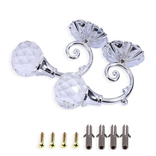 2 Stück Raffbügel Für Vorhang, Vorhang Raffhalter Für Vorhänge, Kristall GardinenhalterVorhang Holdbacks Metall Raffhalters, Gardinenhalter Dekorativer Raffhalter, U Wandhaken Für Rückhalte Gardinen 2 Stück Raffbügel Für Vorhang, Vorhang Raffhalter Für Vorhänge, Kristall GardinenhalterVorhang Holdbacks Metall Raffhalters, Gardinenhalter Dekorativer Raffhalter, U Wandhaken Für Rückhalte Gardinen von HERCHR