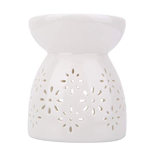 Aromalampe Teelichthalter Duftlampe, Duftlampe Keramik Weiß Ölbrenner Ausgehöhlter Sternentwurf Aromalampe Für Spa Entspannung, Teelichthalter Duftöl Kerzenhalter Aromabrenner Ölbrenner Aromalampe Teelichthalter Duftlampe, Duftlampe Keramik Weiß Ölbrenner Ausgehöhlter Sternentwurf Aromalampe Für Spa Entspannung, Teelichthalter Duftöl Kerzenhalter Aromabrenner Ölbrenner von HERCHR
