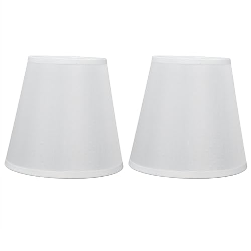 2PCS Lampenschrim Stoff Moderne E14 Nachttisch Lampenschirm Wandleuchte Kristall Kronleuchter Lampenschirme, Einfache Tischleuchten Lampenschirm Nachttisch Lampenschirm Wandleuchte Lampenschirme von HERCHR