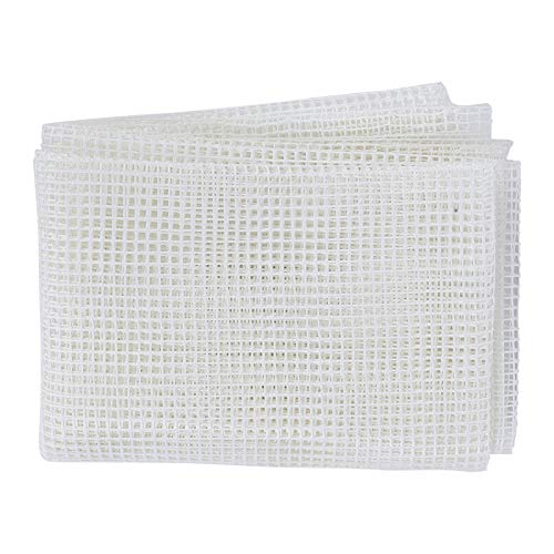 Mesh Fabric, White Fabric von Yard Soccer Fabric Jersey Strickstoff Häkeln Stricken Mesh Stoff für Teppich Teppich[150x100cm] von HERCHR