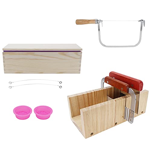 Rechteckiges Seifenform -Kit mit Cutter, 9pcs Set 1200 ml Silikonseife Laibstange Making Schimmelherstellung Holzbrot Cutter DIY Craft Schneidwerkzeug Rechteckiges Seifenform -Kit mit Cutter, 9pcs Set 1200 ml Silikonseife Laibstange Making Schimmelherstellung Holzbrot Cutter DIY Craft Schneidwerkzeug von HERCHR