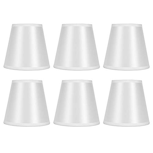 Set mit 6 Kleinen Lampenschirmen, Lampenschirm Hängelampe, Lampenschirm für Tischlampe Stehlampen Kronleuchter Clip am Lampenschirm 14 x 13 x 9 cm Set mit 6 Kleinen Lampenschirmen, Lampenschirm Hängelampe, Lampenschirm für Tischlampe Stehlampen Kronleuchter Clip am Lampenschirm 14 x 13 x 9 cm von HERCHR