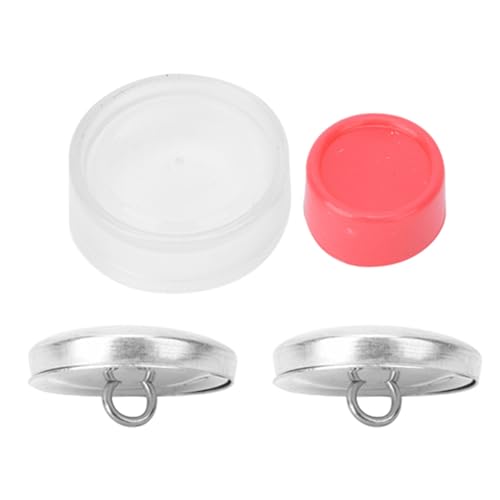 fabric button maker,Cloth Bag Cover Buttons Kit Round Button Base DIY Handmade Crafts Buckle Making Tools 20mm,25mm,30mm,40mm (25MM) von HERCHR