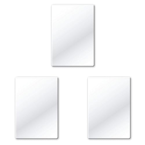 HERMA 1427 Selbstklebetaschen DIN A4 (210 x 297 mm, PP-Folie, schmale Seite offen) selbstklebend, permanent haftende Einstecktaschen, 10 Rechtecktaschen, transparent (Packung mit 3) von HERMA