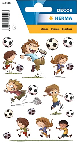 HERMA 15044 Aufkleber Fussball klein groß, 27 Stück, Sport Sticker mit lustigen Fußball Motiv, Kinder Etiketten für Fotoalbum Tagebuch Poesiealbum Scrapbooking Geburtstag Dekoration Briefe DIY Basteln HERMA 15044 Aufkleber Fussball klein groß, 27 Stück, Sport Sticker mit lustigen Fußball Motiv, Kinder Etiketten für Fotoalbum Tagebuch Poesiealbum Scrapbooking Geburtstag Dekoration Briefe DIY Basteln von HERMA