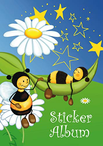 HERMA 15420 Stickeralbum leer zum Sammeln A5 Bienen Wiese, beschichtetes Stickerbuch aus Silikonpapier zum Ablösen und Wiederverwenden der Sticker, blanko Sammelalbum für Mädchen Jungen Kinder HERMA 15420 Stickeralbum leer zum Sammeln A5 Bienen Wiese, beschichtetes Stickerbuch aus Silikonpapier zum Ablösen und Wiederverwenden der Sticker, blanko Sammelalbum für Mädchen Jungen Kinder von HERMA