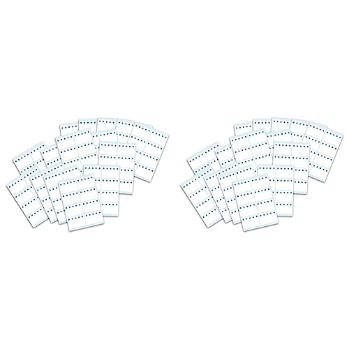 HERMA 15549 Tiefkühletiketten Gefrieretiketten Set (26 x 40 mm, 120 Sticker, Papier, matt) selbstklebend, permanent haftende Küchen Aufkleber für Gläser, Marmelade und Einmachgläser,weiß,Packung mit 2 von HERMA