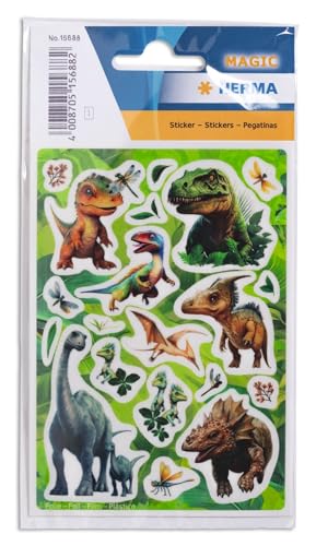 HERMA 15688 Aufkleber Dinosaurier klein groß, 20 Stück, Tiere Sticker mit Dino Motiv, Kinder Etiketten für Fotoalbum Tagebuch Poesiealbum Scrapbooking Geburtstag Dekoration Briefe DIY Basteln HERMA 15688 Aufkleber Dinosaurier klein groß, 20 Stück, Tiere Sticker mit Dino Motiv, Kinder Etiketten für Fotoalbum Tagebuch Poesiealbum Scrapbooking Geburtstag Dekoration Briefe DIY Basteln von HERMA