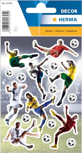 HERMA 15745 Aufkleber Fussball Glitzer klein groß, 36 Stück, Sport Sticker mit Fußball Motiv, Kinder Etiketten für Fotoalbum Tagebuch Poesiealbum Scrapbooking Geburtstag Dekoration Briefe DIY Basteln HERMA 15745 Aufkleber Fussball Glitzer klein groß, 36 Stück, Sport Sticker mit Fußball Motiv, Kinder Etiketten für Fotoalbum Tagebuch Poesiealbum Scrapbooking Geburtstag Dekoration Briefe DIY Basteln von HERMA