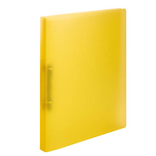 HERMA Ringbücher A4 Gelb Transluzent Set, 3 Stück, schmal, 2 Ringe, 25 mm breit, Ringordner aus Kunststoff mit Niederhalter für Kinder, Jungen und Mädchen HERMA Ringbücher A4 Gelb Transluzent Set, 3 Stück, schmal, 2 Ringe, 25 mm breit, Ringordner aus Kunststoff mit Niederhalter für Kinder, Jungen und Mädchen von HERMA