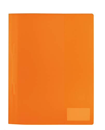 HERMA 19489 Schnellhefter A4 Transluzent Orange, Sichthefter aus Kunststoff mit Beschriftungsetikett, Einstecktasche & Metallheftzunge, stabiler Plastik Schnellhefter für Schule & Büro HERMA 19489 Schnellhefter A4 Transluzent Orange, Sichthefter aus Kunststoff mit Beschriftungsetikett, Einstecktasche & Metallheftzunge, stabiler Plastik Schnellhefter für Schule & Büro von HERMA
