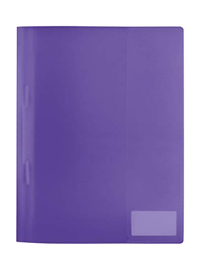 HERMA 19498 Schnellhefter A4 Transluzent Violett Lila, Sichthefter aus Kunststoff mit Beschriftungsetikett, Einstecktasche & Metallheftzunge, stabiler Plastik Schnellhefter für Schule & Büro HERMA 19498 Schnellhefter A4 Transluzent Violett Lila, Sichthefter aus Kunststoff mit Beschriftungsetikett, Einstecktasche & Metallheftzunge, stabiler Plastik Schnellhefter für Schule & Büro von HERMA
