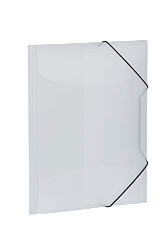 HERMA Sammelmappen A4 Weiß Transluzent Set, 3 Stück, Eckspanner-Mappen aus Kunststoff mit Gummizug und Innenklappen für Kinder, Jungen und Mädchen HERMA Sammelmappen A4 Weiß Transluzent Set, 3 Stück, Eckspanner-Mappen aus Kunststoff mit Gummizug und Innenklappen für Kinder, Jungen und Mädchen von HERMA