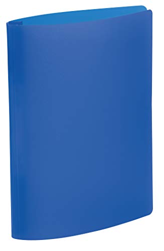 HERMA 19541 Spiralhefter A4 Transluzent Blau, Spiral-Schnellhefter aus Kunststoff mit Amtsheftung oder Behördenheftung, stabiler Plastik Schnellhefter für Schule & Büro von HERMA