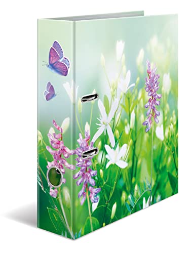 HERMA Ordner A4 Grüne Wiese Set, 10 Stück, 7 cm breit, Kinder Ringordner mit Pflanzen Motiv, bunter Aktenordner mit Innendruck für Jungen und Mädchen HERMA Ordner A4 Grüne Wiese Set, 10 Stück, 7 cm breit, Kinder Ringordner mit Pflanzen Motiv, bunter Aktenordner mit Innendruck für Jungen und Mädchen von HERMA