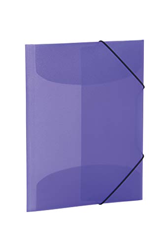 HERMA Sammelmappen A3 Violett Lila Transluzent Set, 3 Stück, Eckspanner-Mappen aus Kunststoff mit Gummizug und Innenklappen für Kinder, Jungen und Mädchen HERMA Sammelmappen A3 Violett Lila Transluzent Set, 3 Stück, Eckspanner-Mappen aus Kunststoff mit Gummizug und Innenklappen für Kinder, Jungen und Mädchen von HERMA